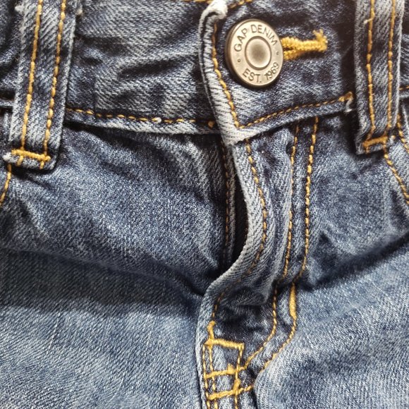 Baby Gap Jeans Straight Fit With Embroidered Patch's Pee Wee League 18-24 Months - Picture 6 of 6